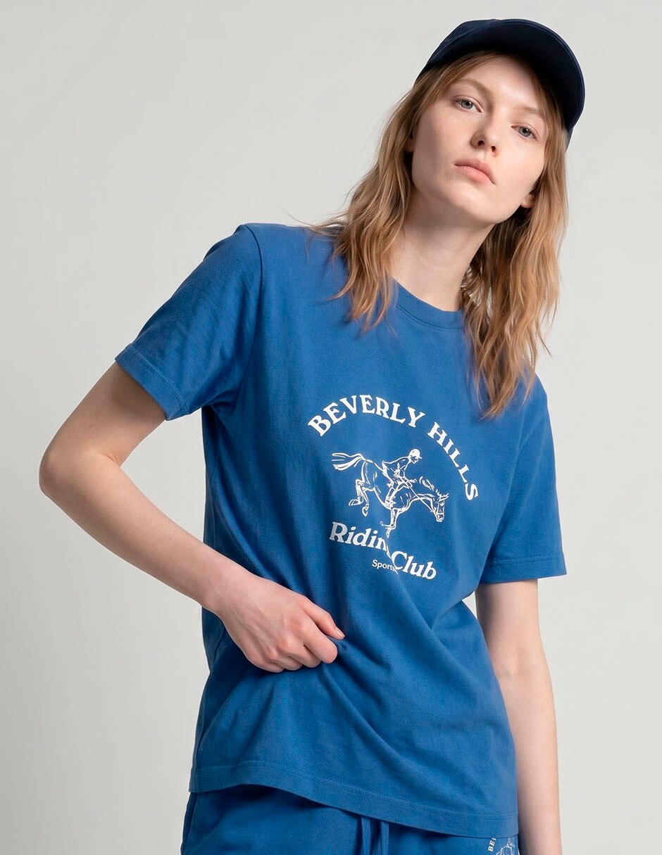 PLAYERA SPORTY & RICH TO04365255BL130 A