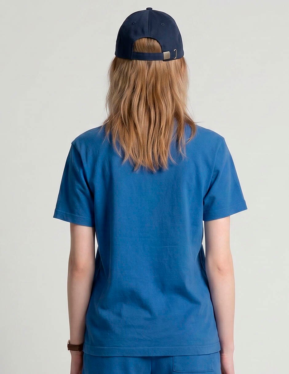 Playera manga corta cuello redondo mujer