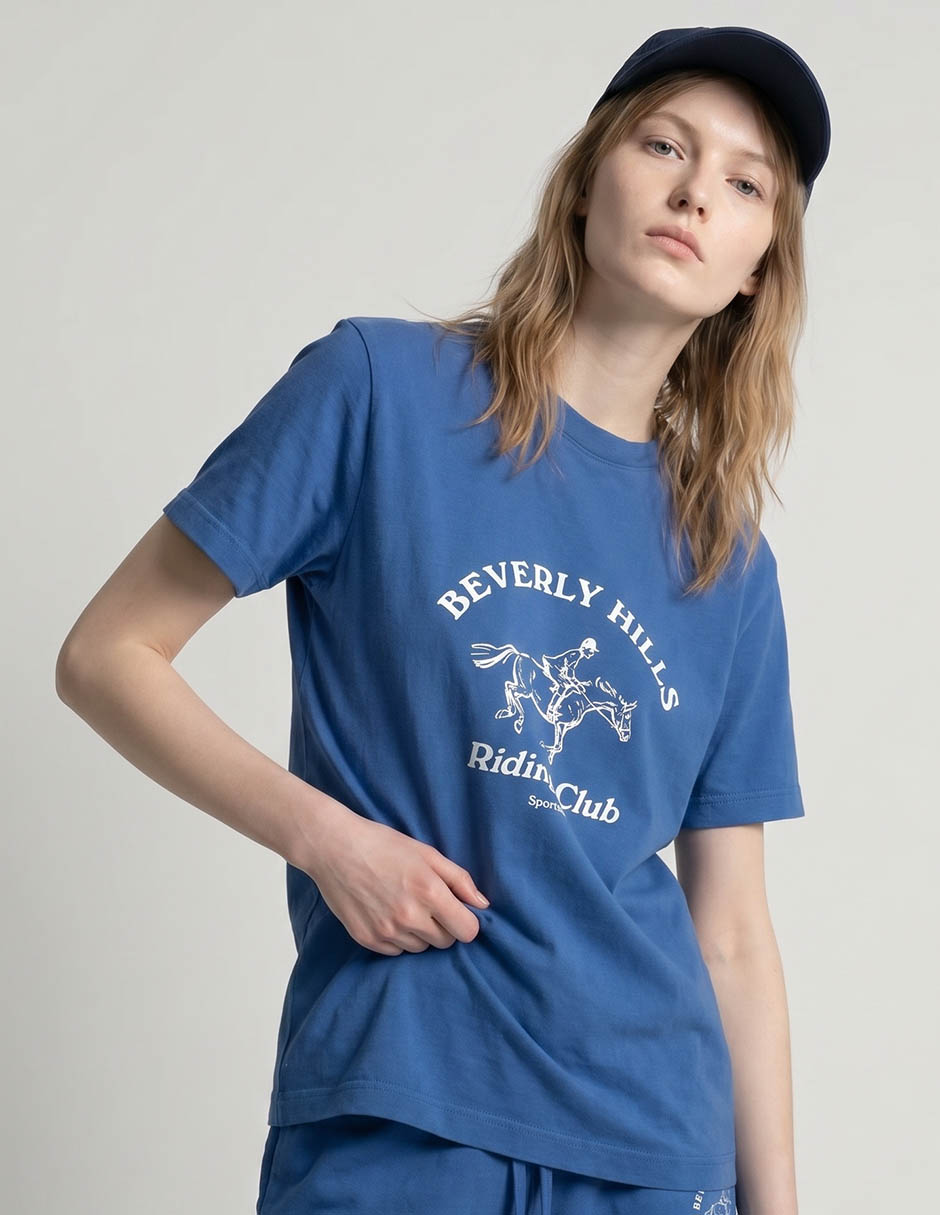 Playera manga corta cuello redondo para mujer Playera manga corta cuello redondo para mujer