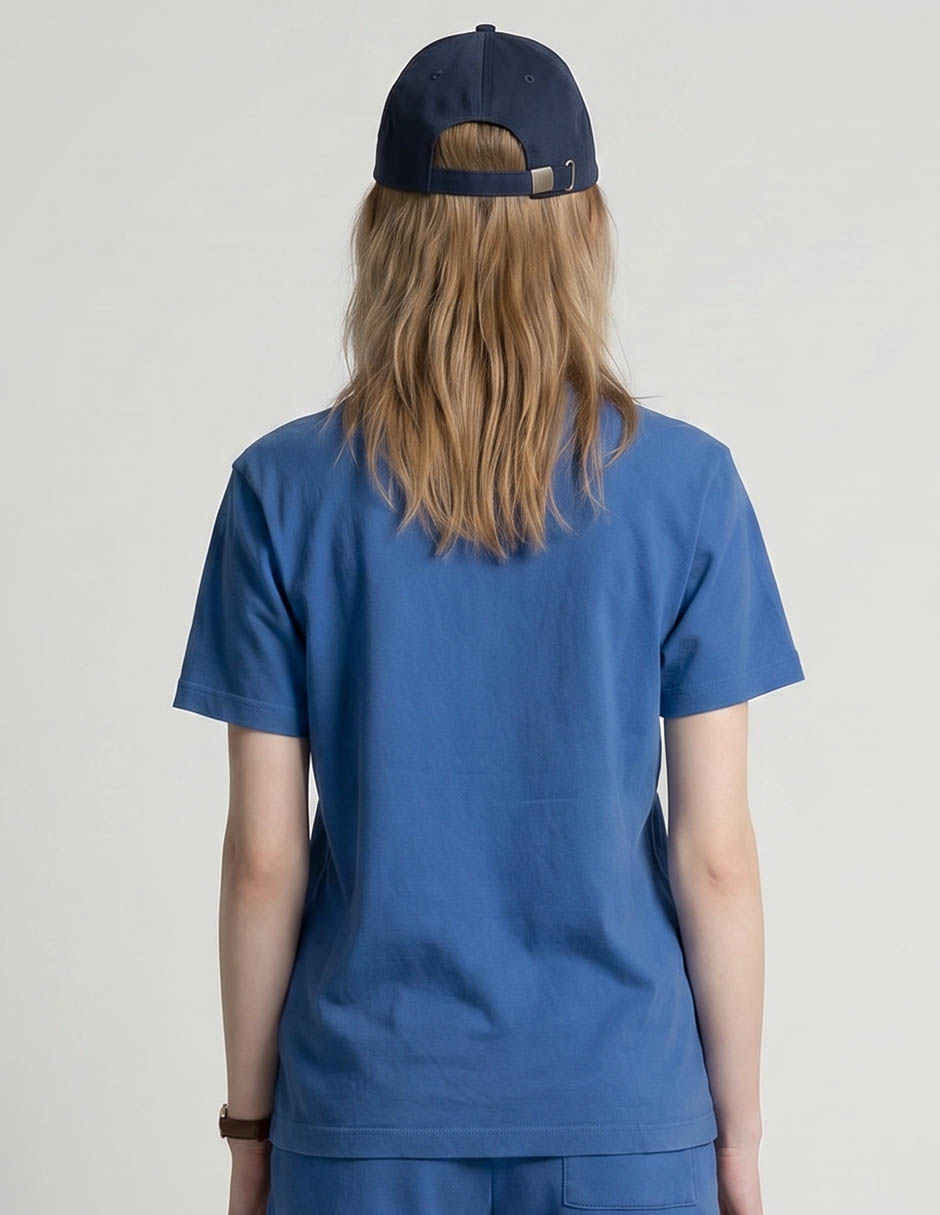 Playera manga corta cuello redondo para mujer 2