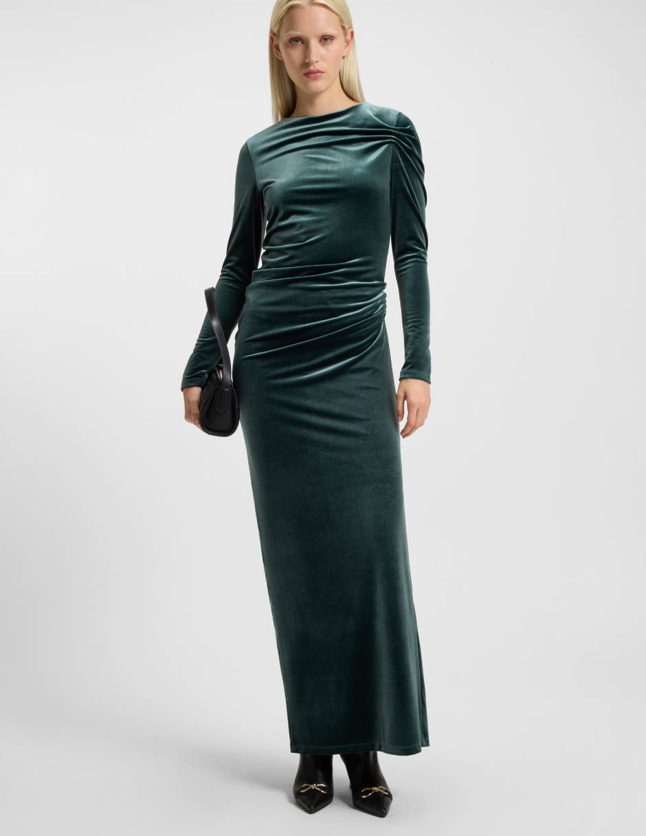 Vestido largo casual W25 para mujer