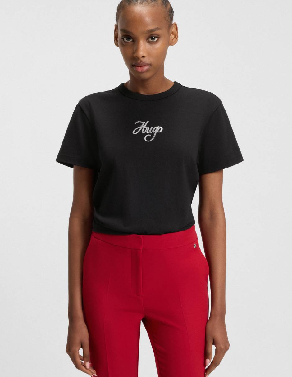 Playera manga corta cuello redondo para mujer Playera manga corta cuello redondo para mujer