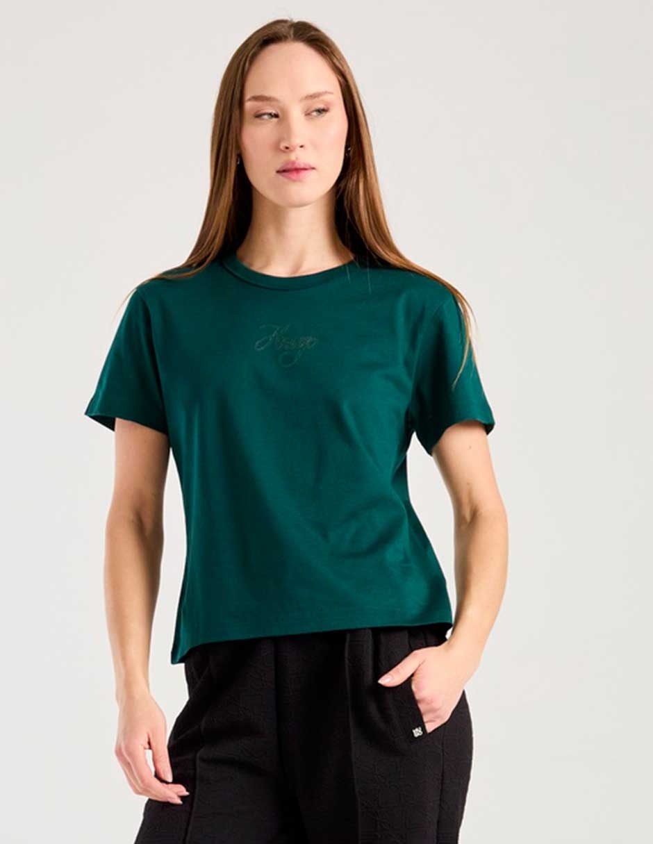 Playera manga corta cuello redondo para mujer Playera manga corta cuello redondo para mujer