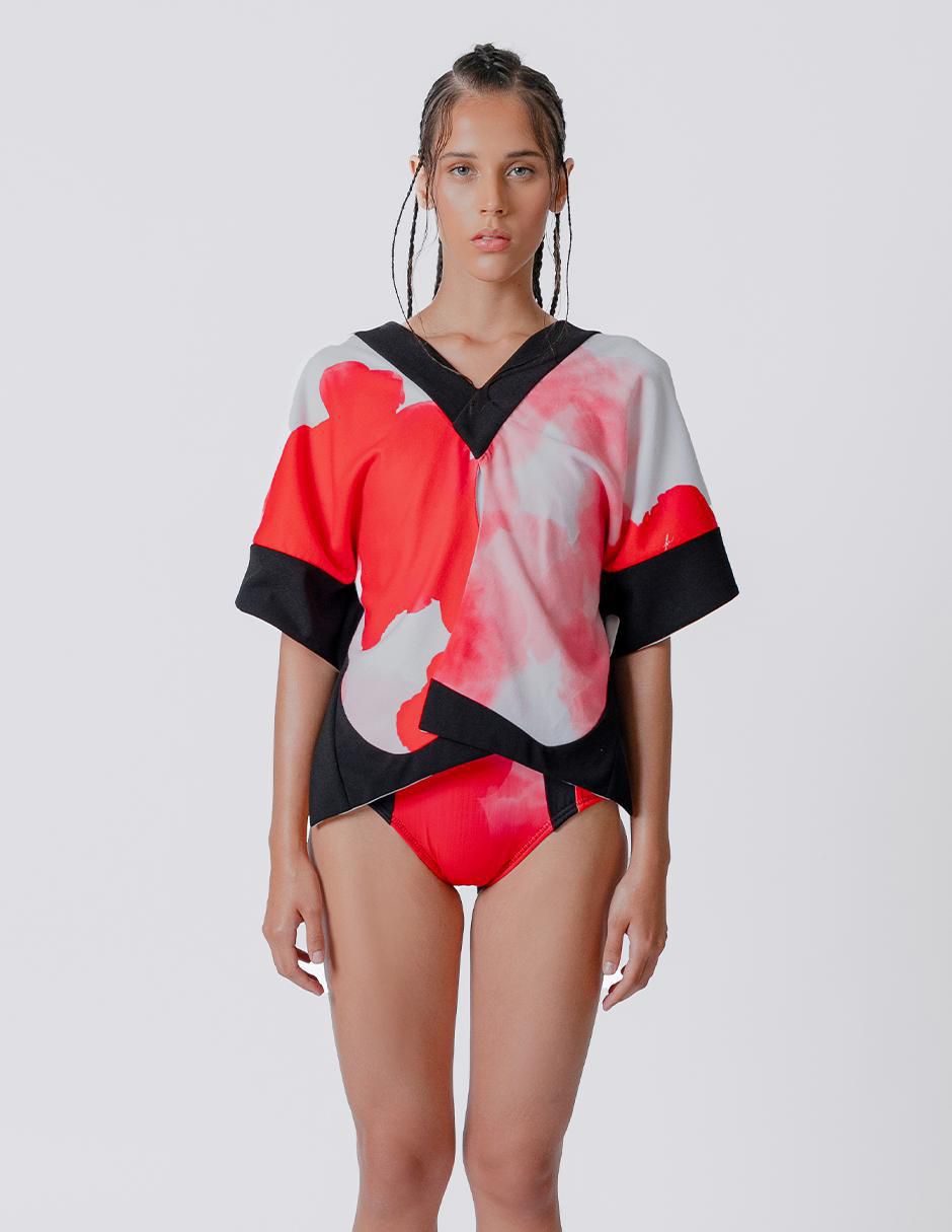 Top Haute á Porter cuello v