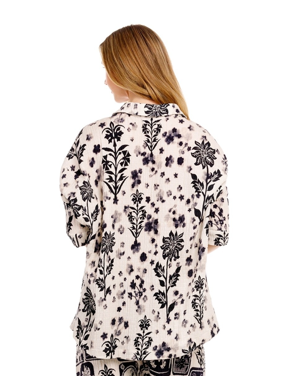 Blusa Agua Bendita manga larga para mujer