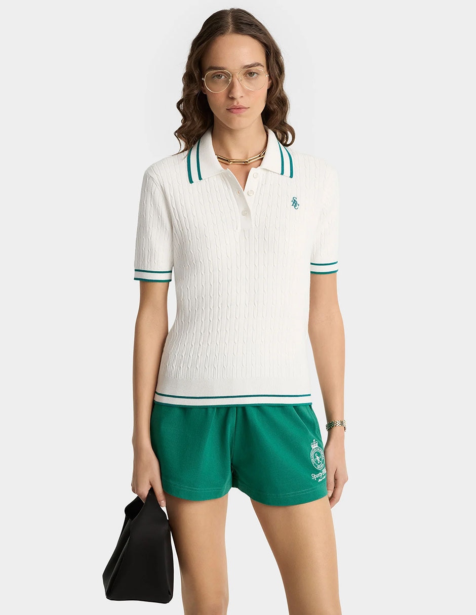 Playera tipo polo Sporty & para mujer 1