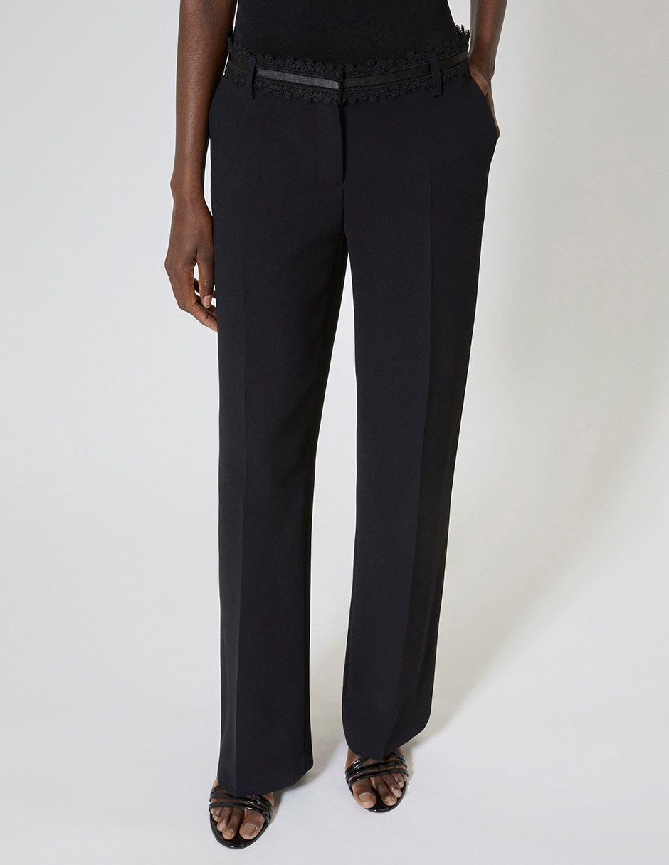 Pantalón de vestir slim para mujer