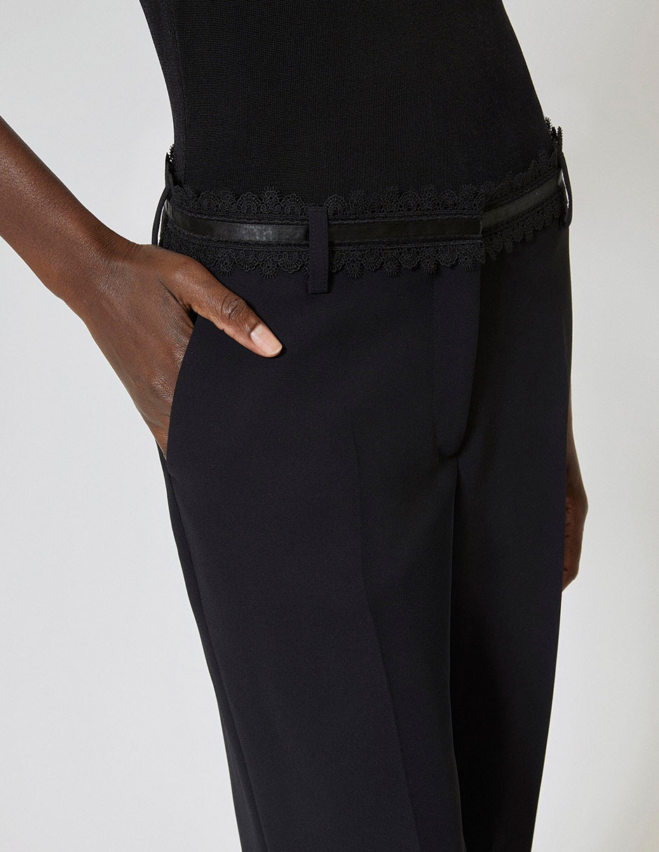 Pantalón de vestir slim para mujer 4