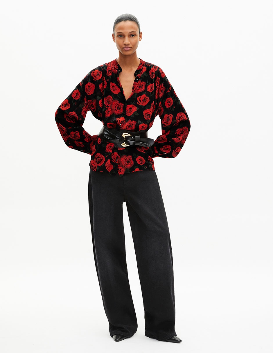 Camisa manga larga para mujer