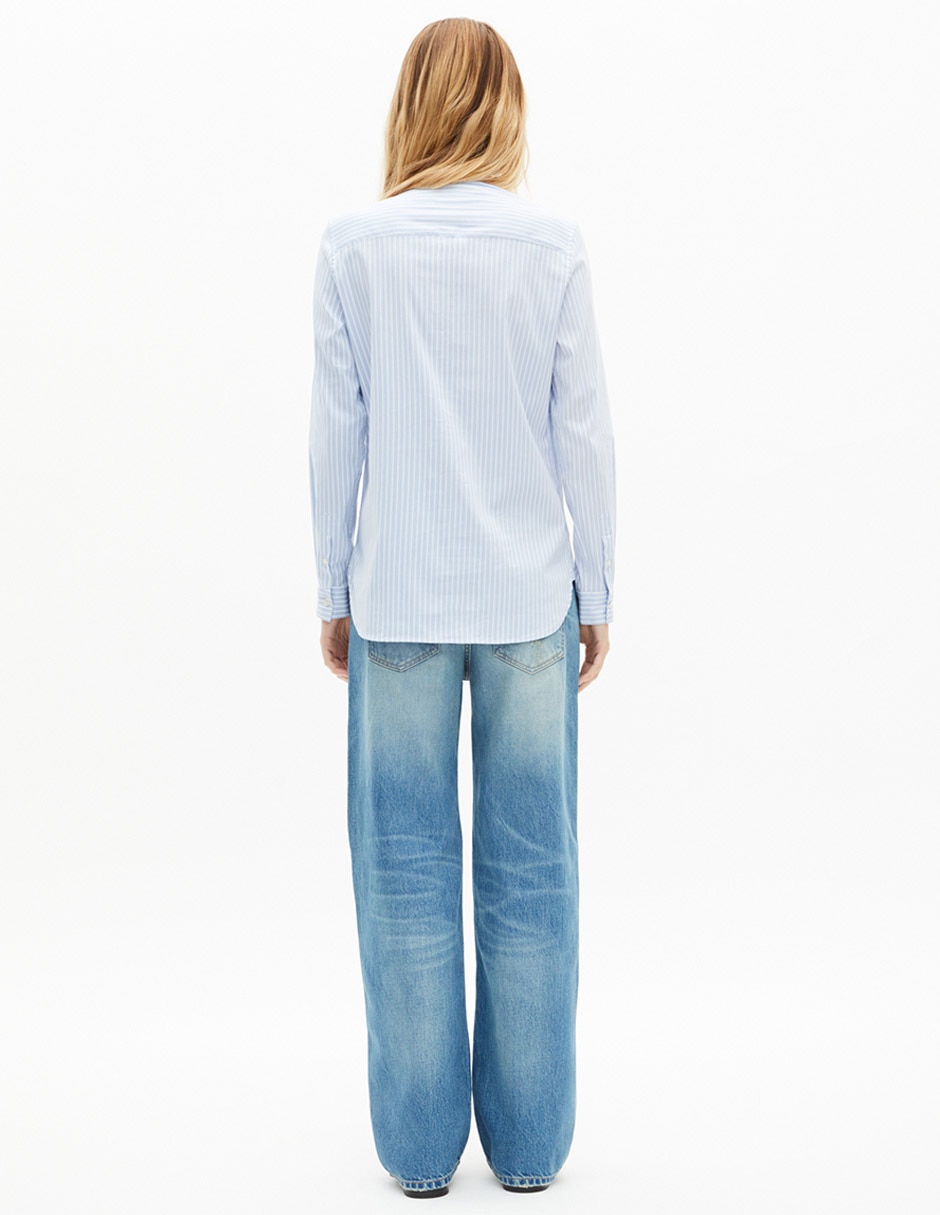 Camisa The Kooples de algodón manga larga para mujer