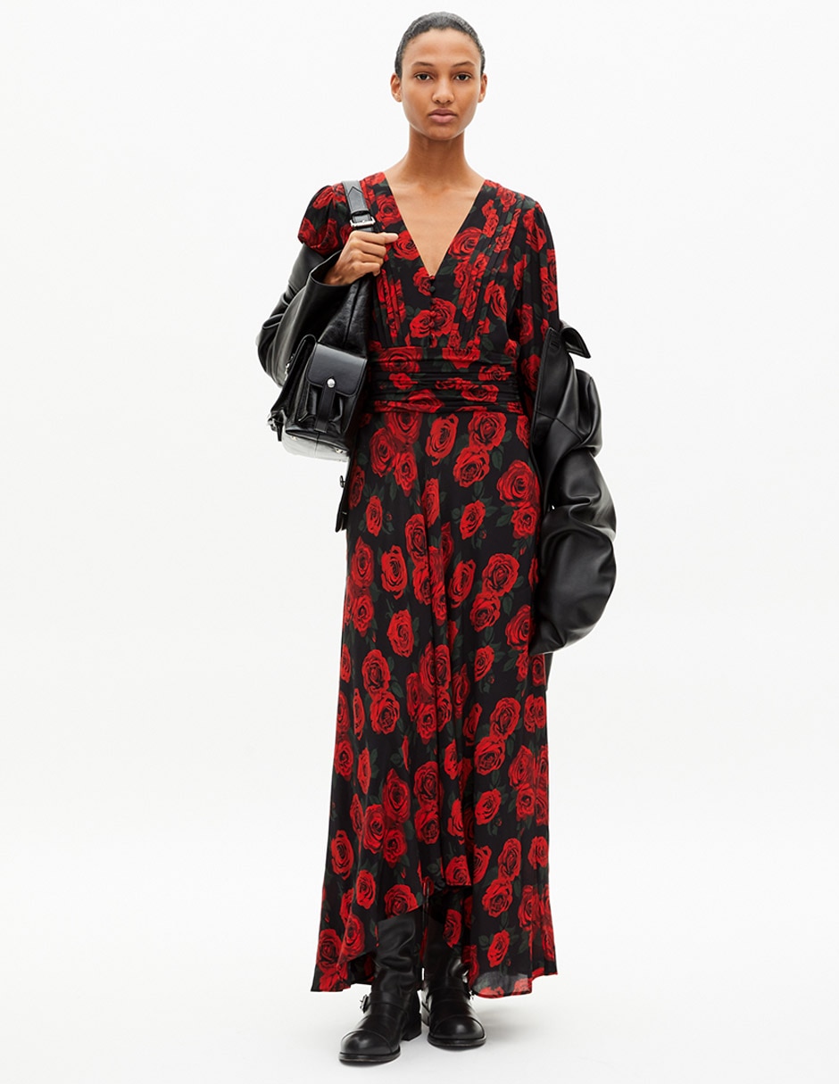 Vestido largo casual para mujer