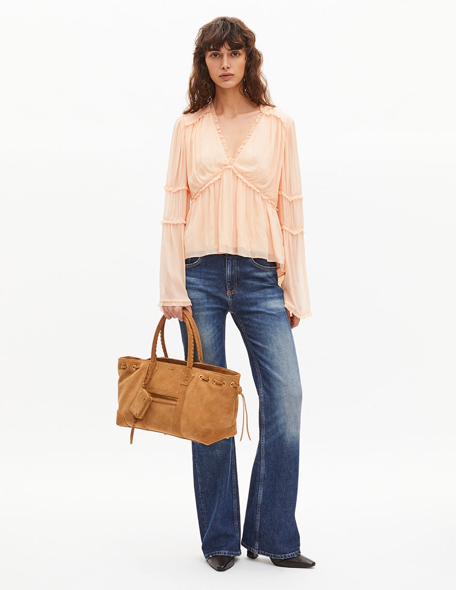 Blusa manga larga para mujer 10