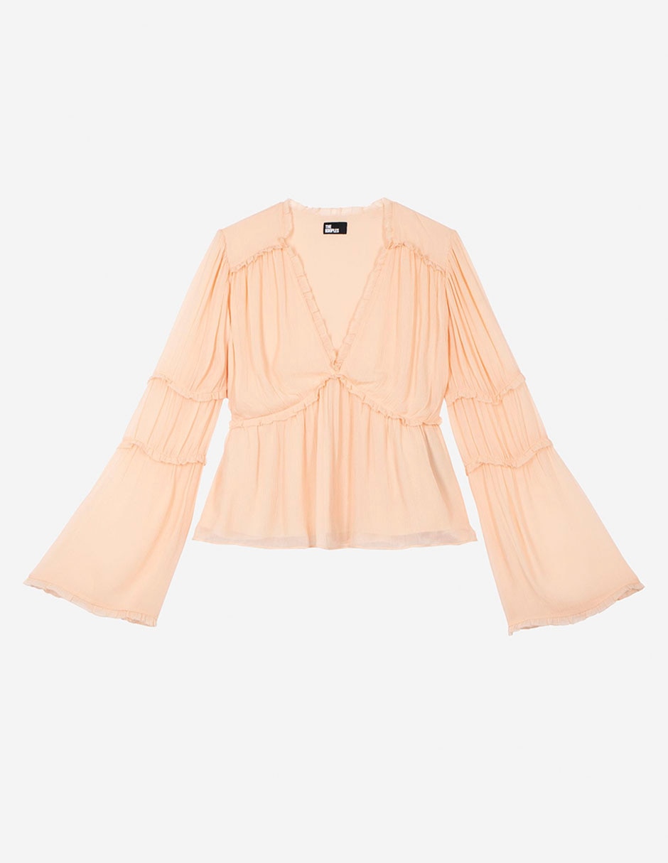 Blusa manga larga para mujer 11