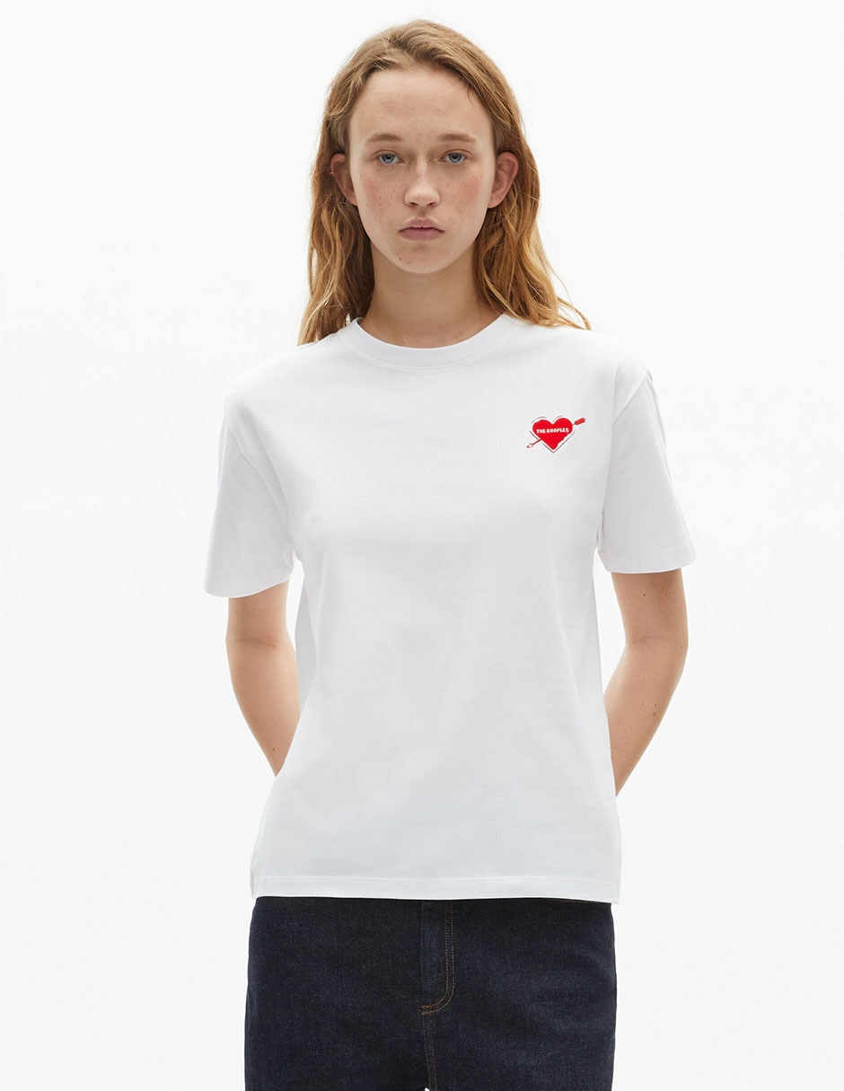 Playera manga corta cuello redondo mujer Playera manga corta cuello redondo mujer