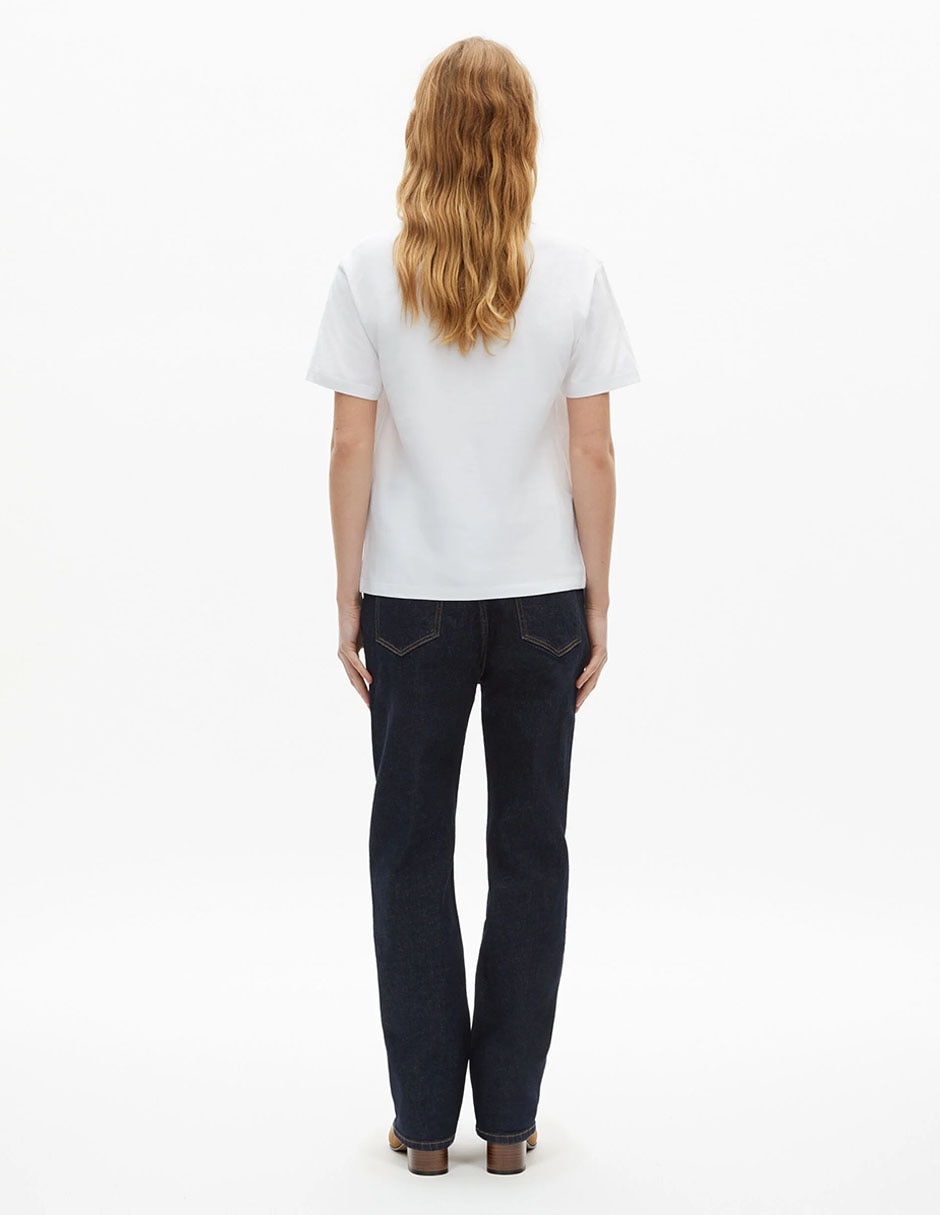 Playera manga corta The Kooples cuello redondo para mujer