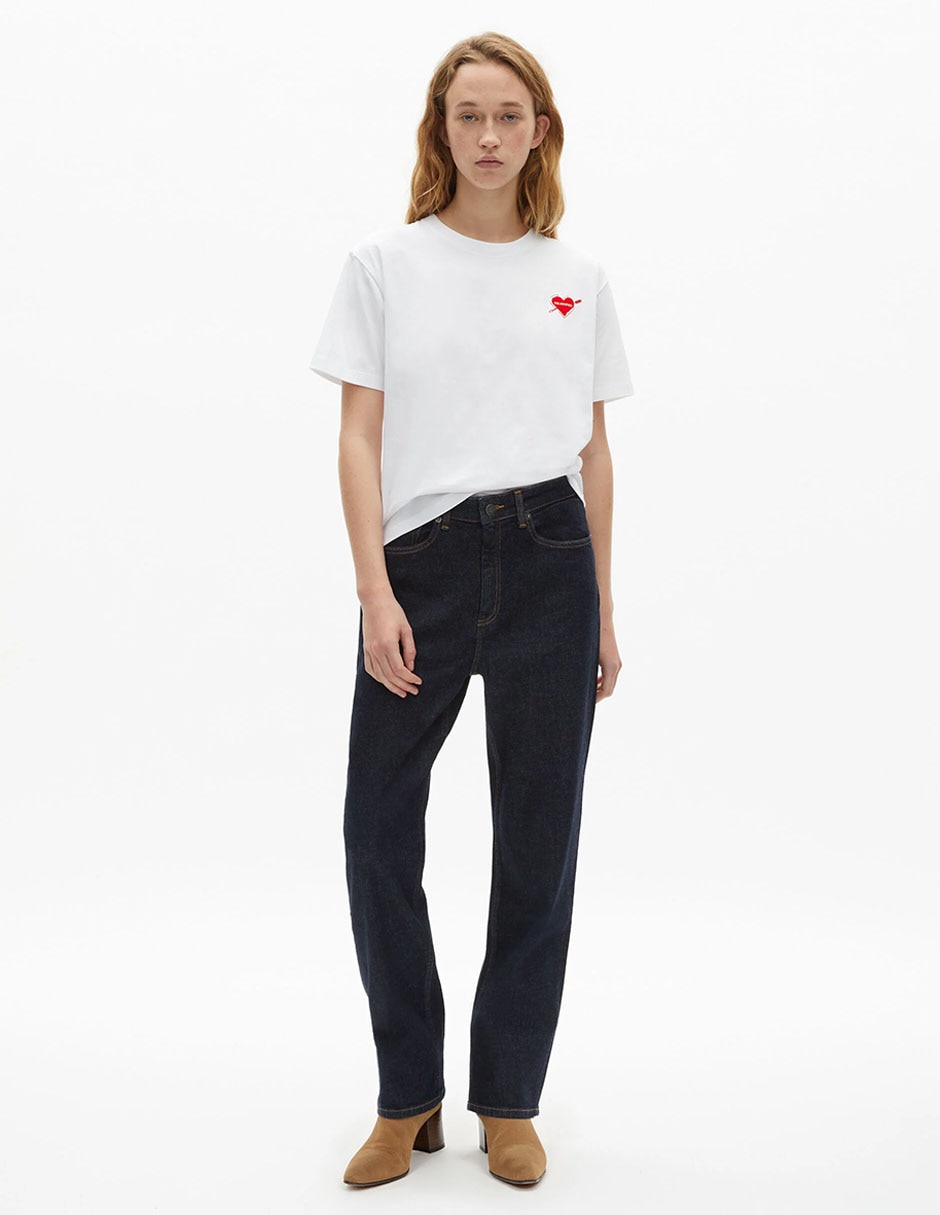 Playera manga corta The Kooples cuello redondo para mujer