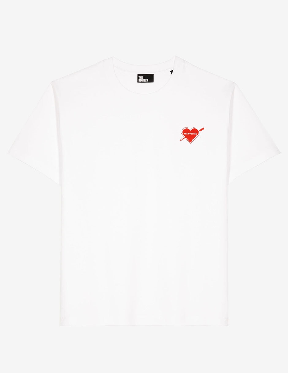 Playera manga corta The Kooples cuello redondo para mujer