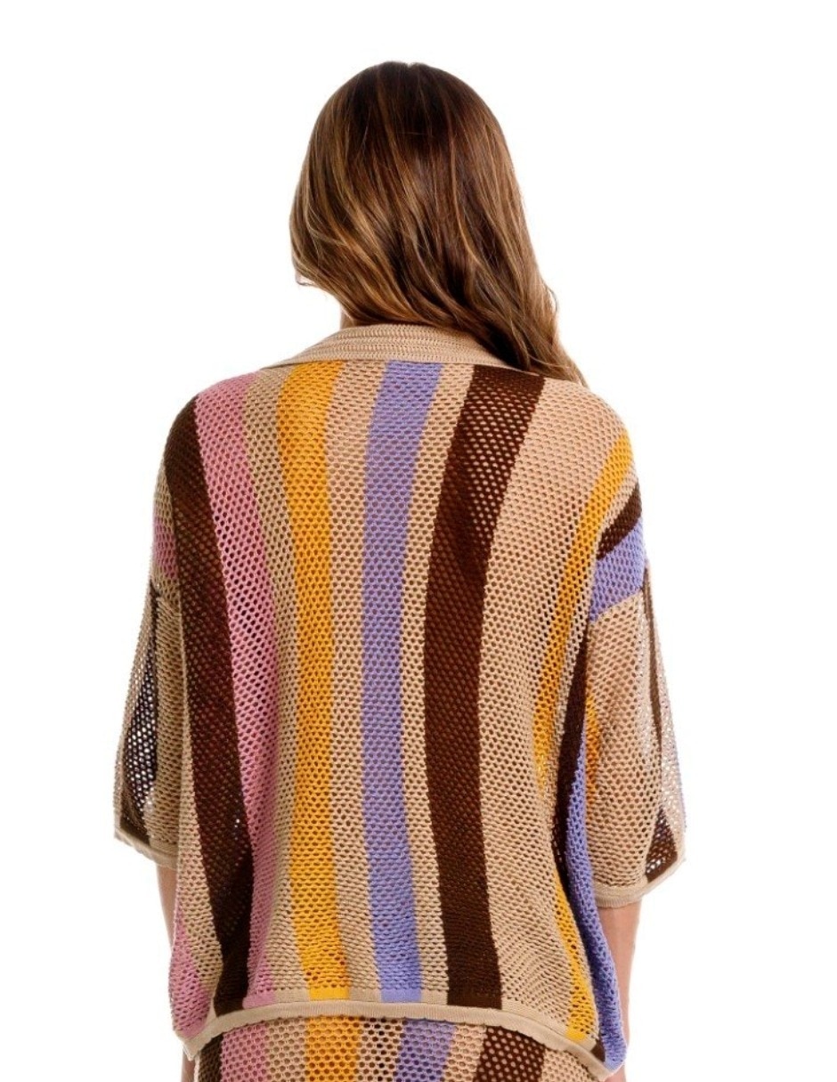 Blusa Agua Bendita Resort 26 manga 3/4 para mujer