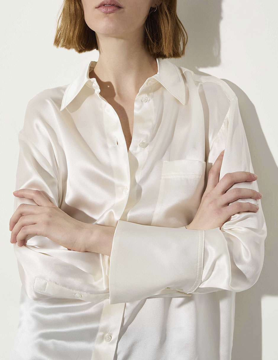 Blusa Max& manga larga para mujer 7