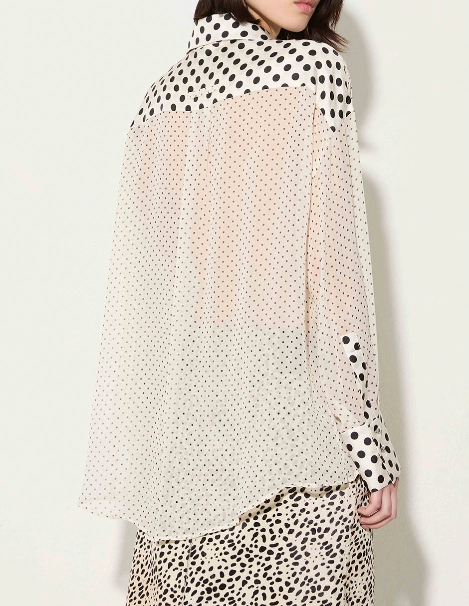 Blusa Max& manga larga para mujer 7