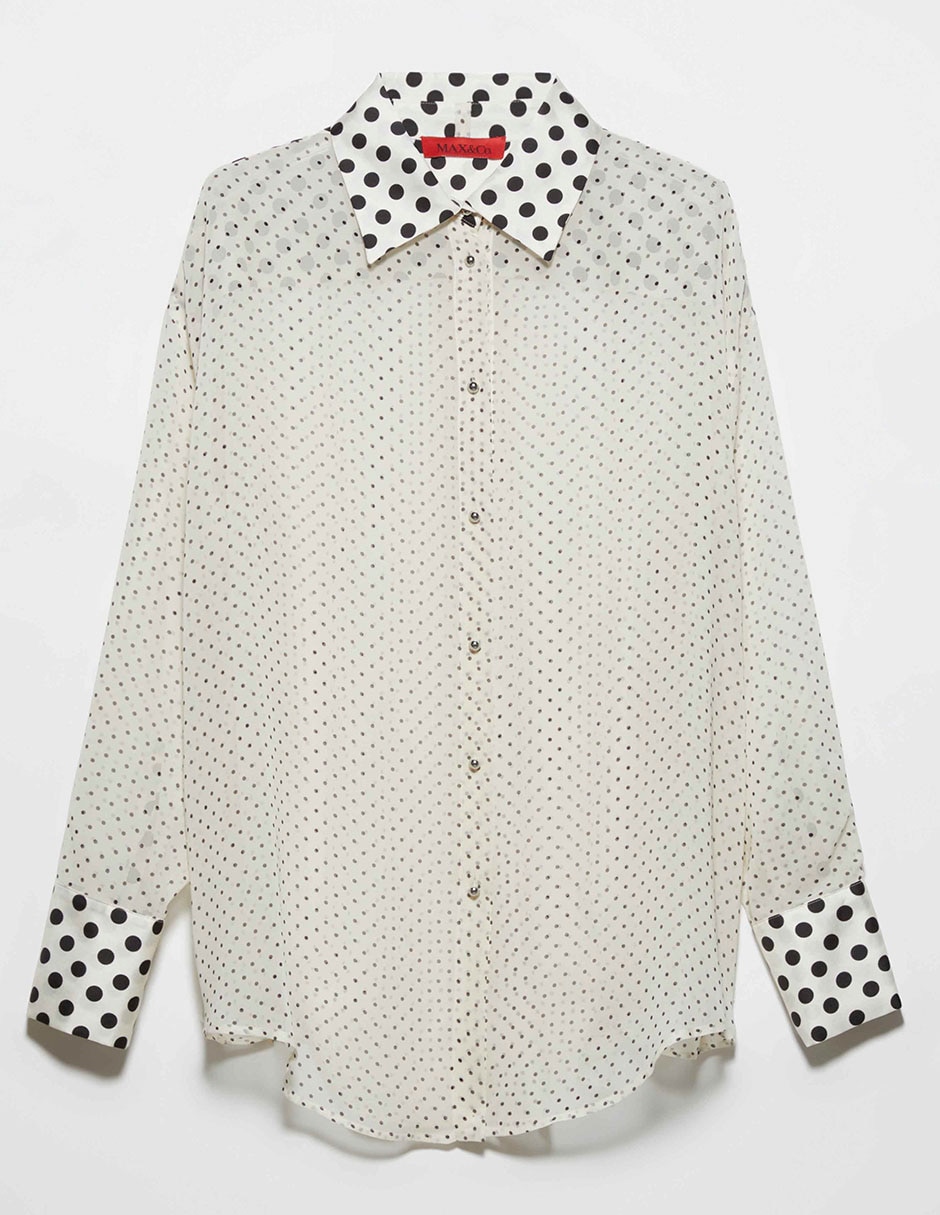 Blusa Max& manga larga para mujer 11
