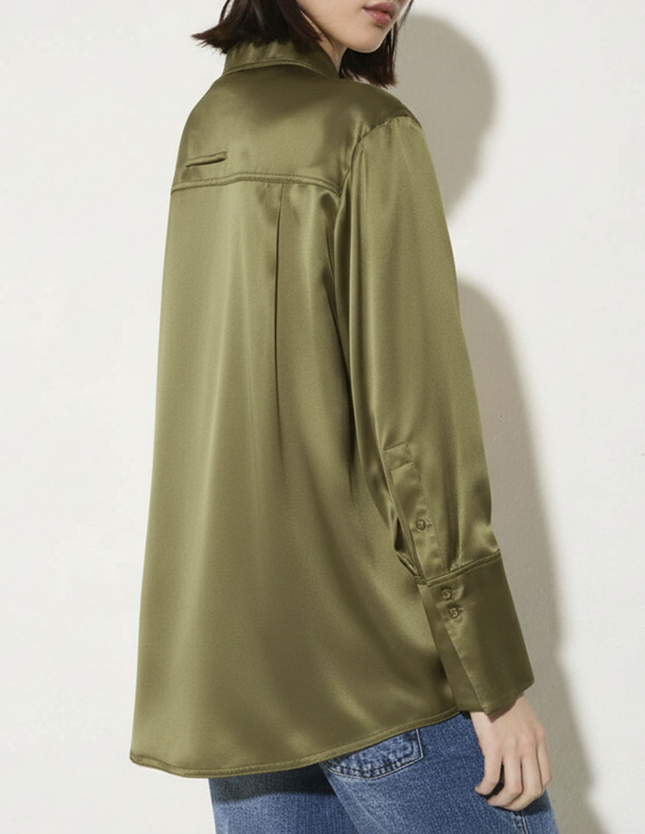 Blusa Max& manga larga para mujer 5