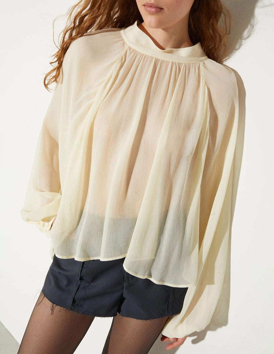 Blusa manga larga para mujer 1