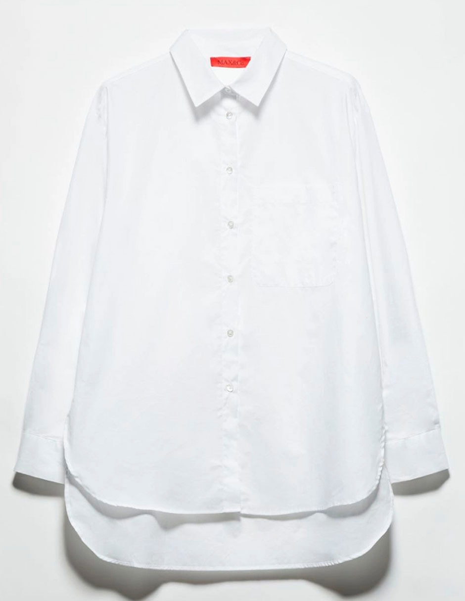 Camisa de algodón manga larga para mujer 9