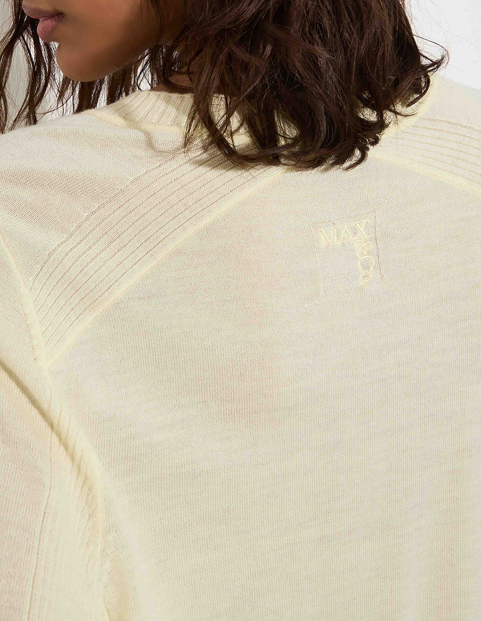 Suéter cuello redondo para mujer 3