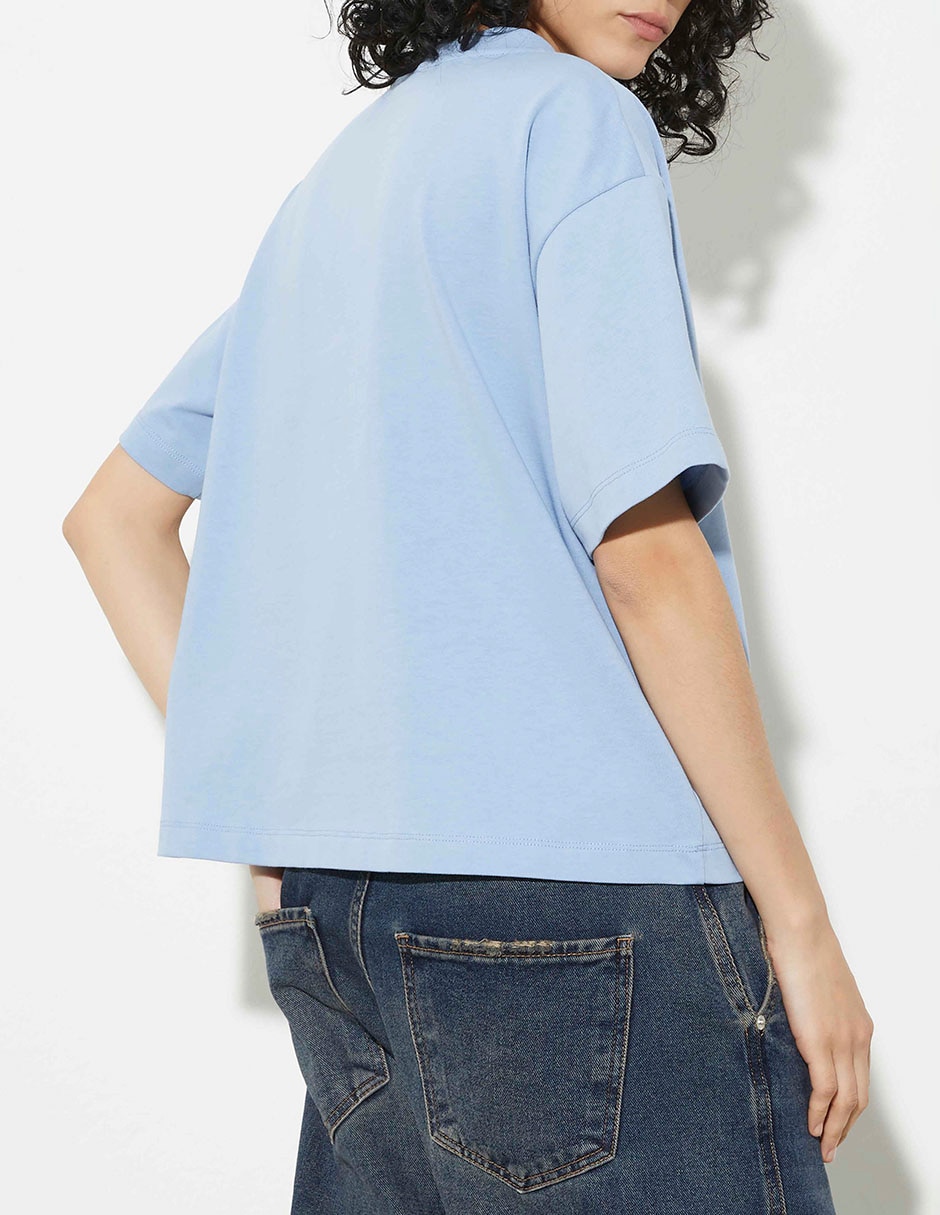 Playera manga corta Max& cuello redondo para mujer 6