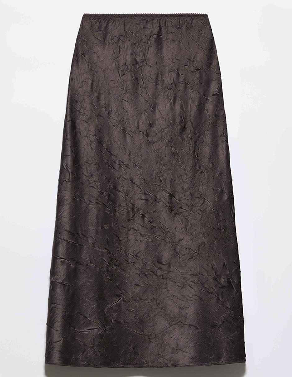 Falda crop a la cintura