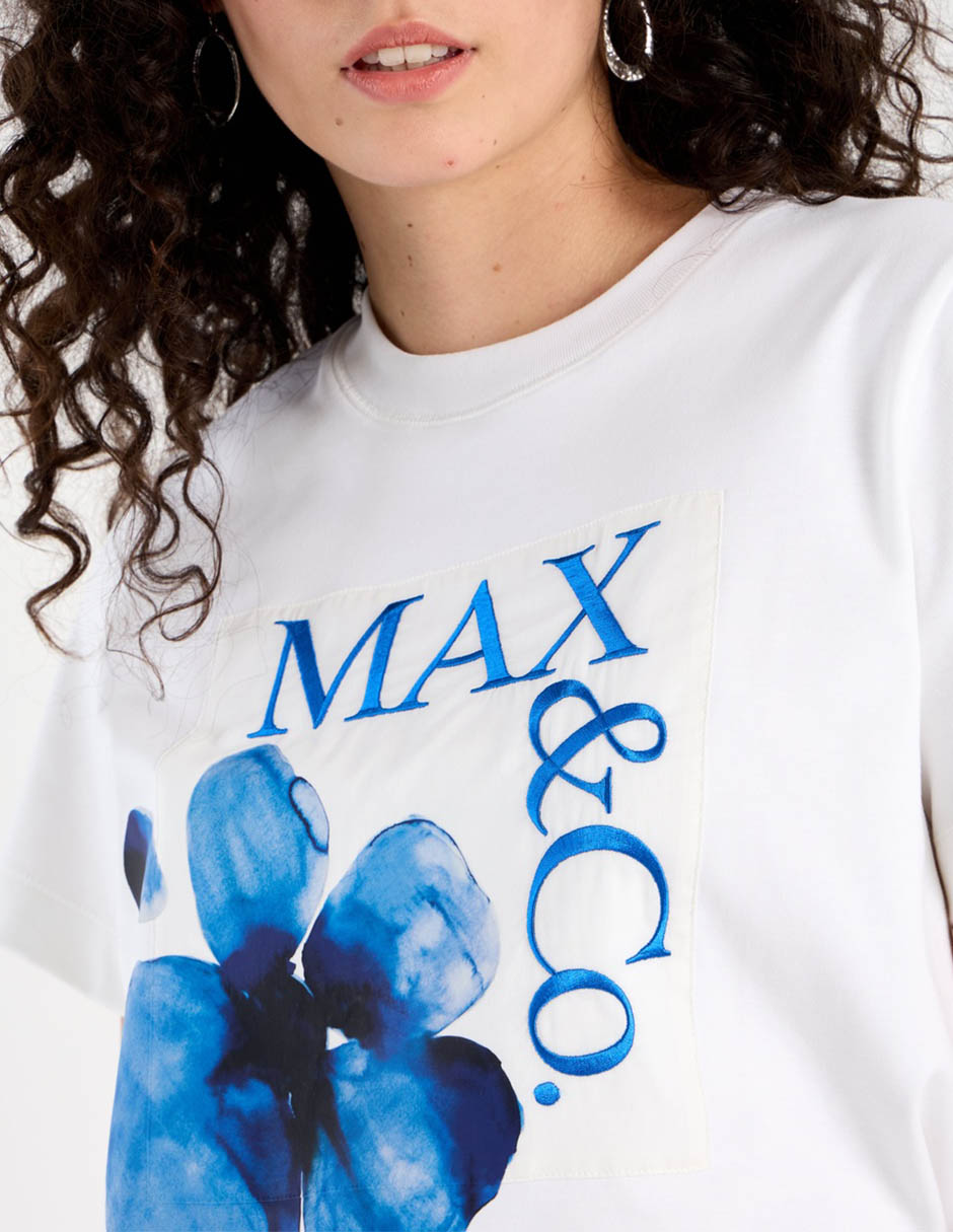 Playera manga corta cuello redondo para mujer 4