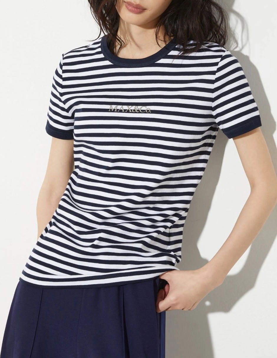 Playera manga corta cuello redondo para mujer Playera manga corta cuello redondo para mujer