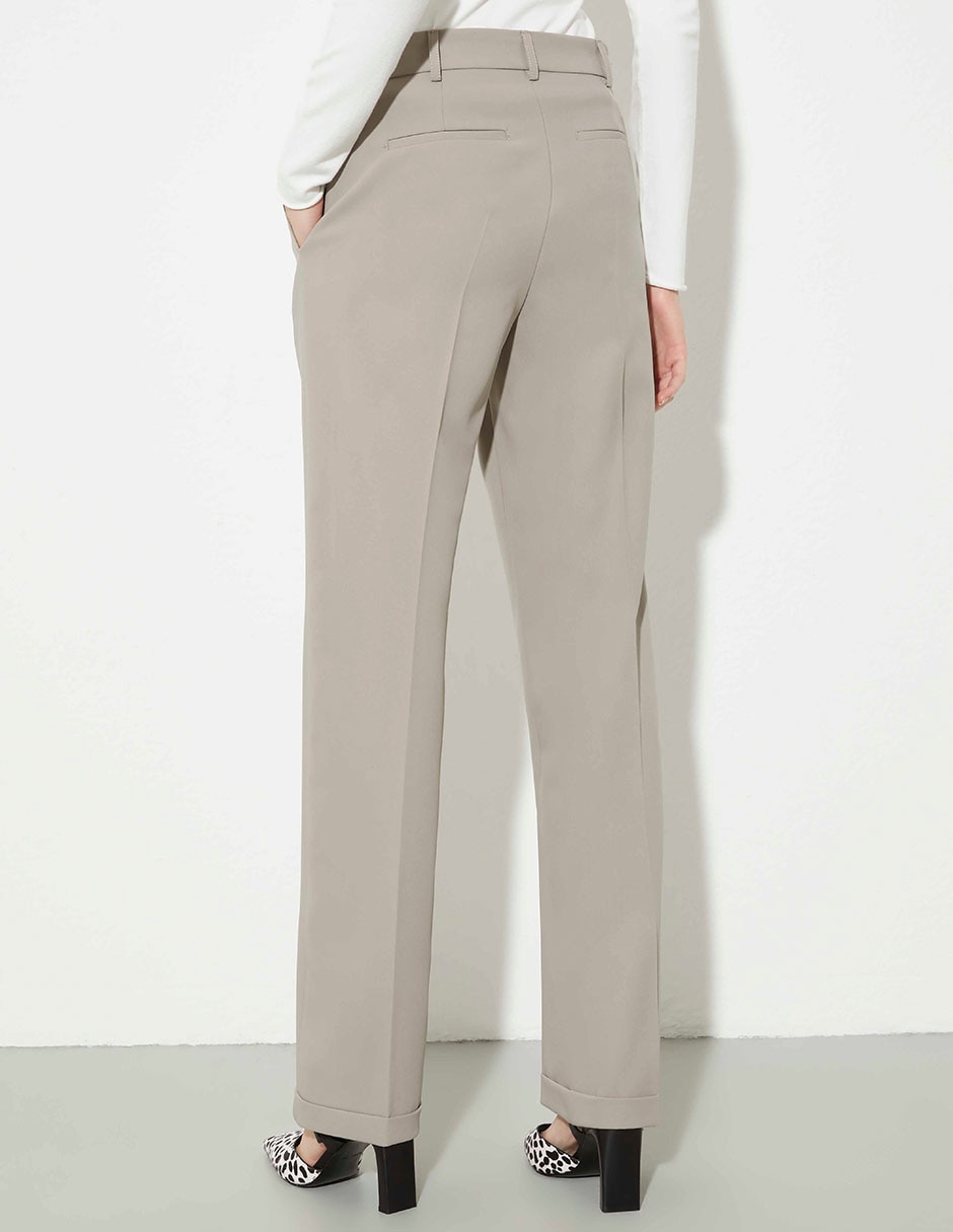 Pantalón de vestir straight para mujer 4