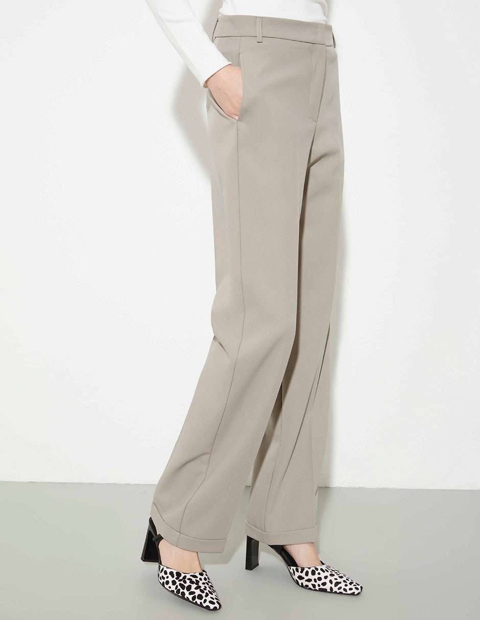 Pantalón de vestir straight para mujer 5