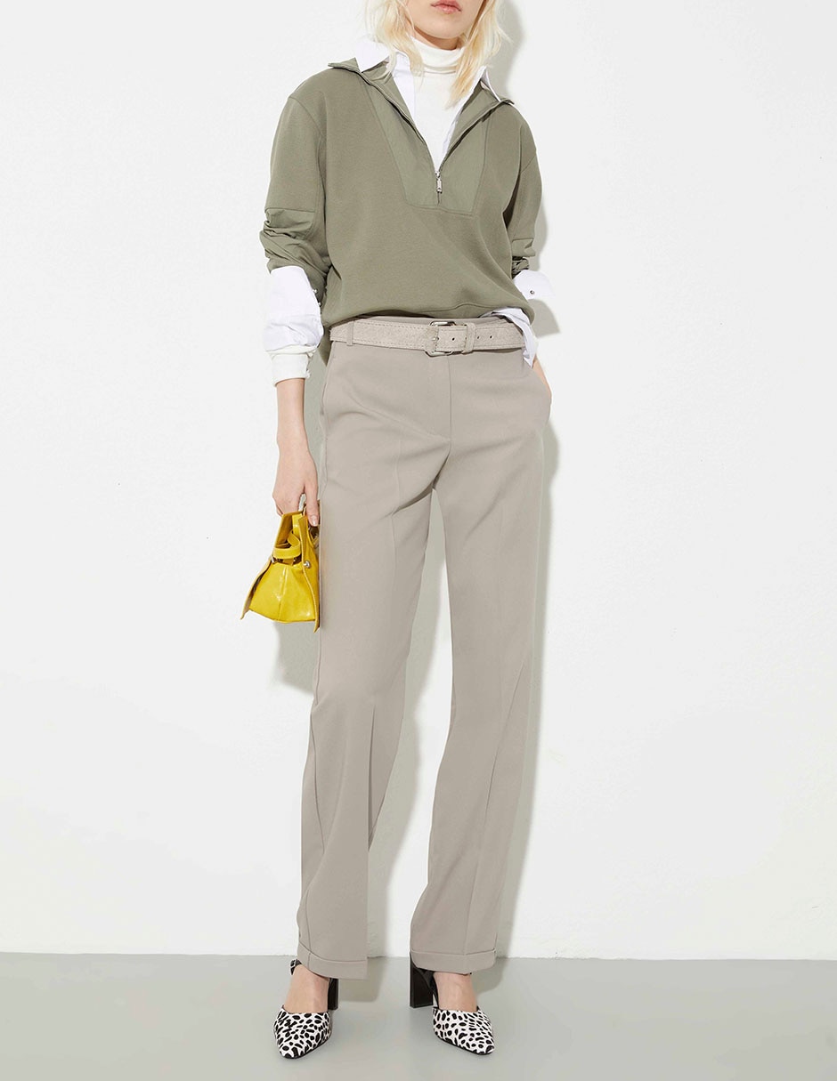 Pantalón de vestir straight para mujer 3