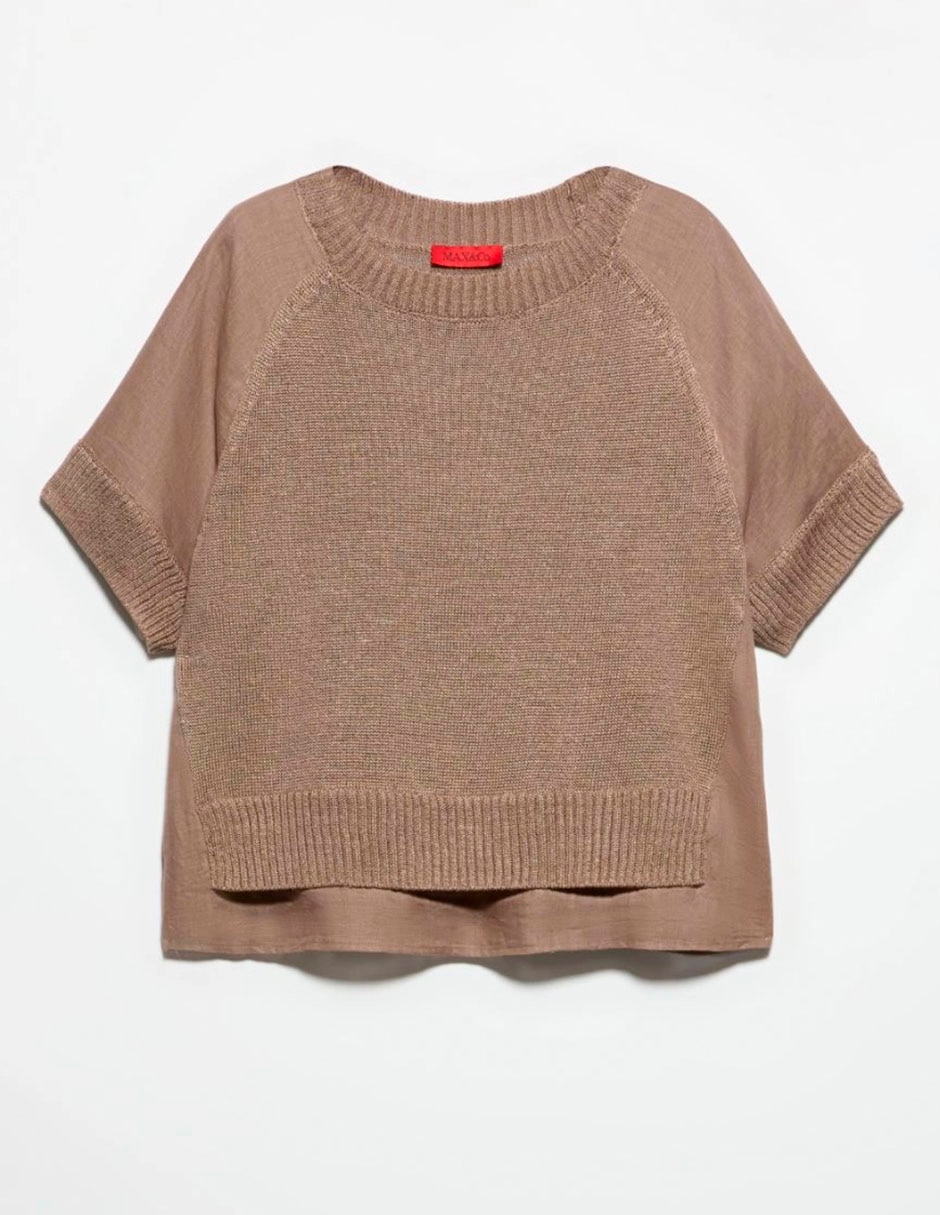 Playera manga corta cuello redondo para mujer 4