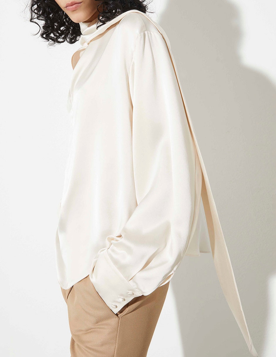 Blusa Max& manga corta para mujer 8