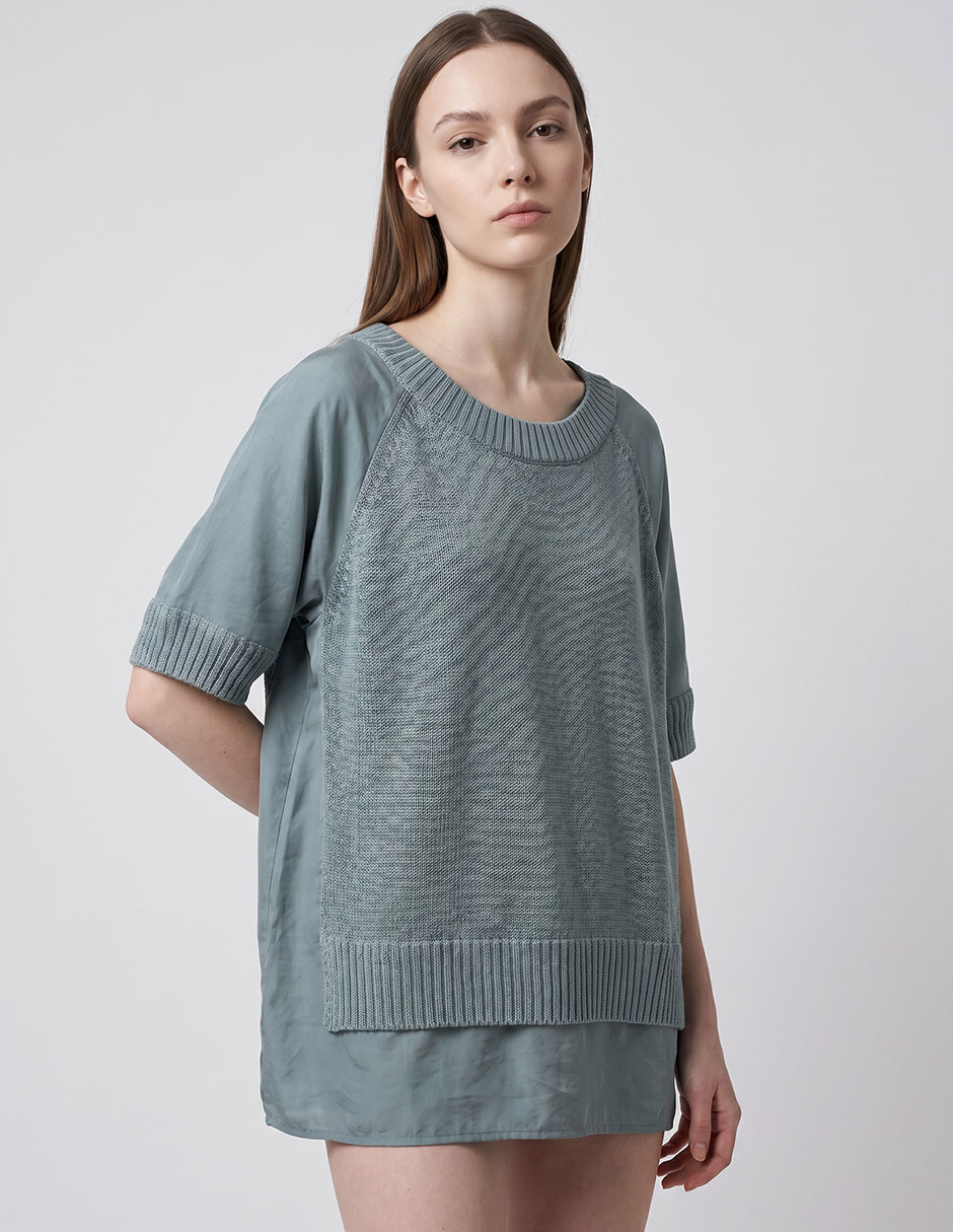 Playera manga corta cuello redondo para mujer Playera manga corta cuello redondo para mujer
