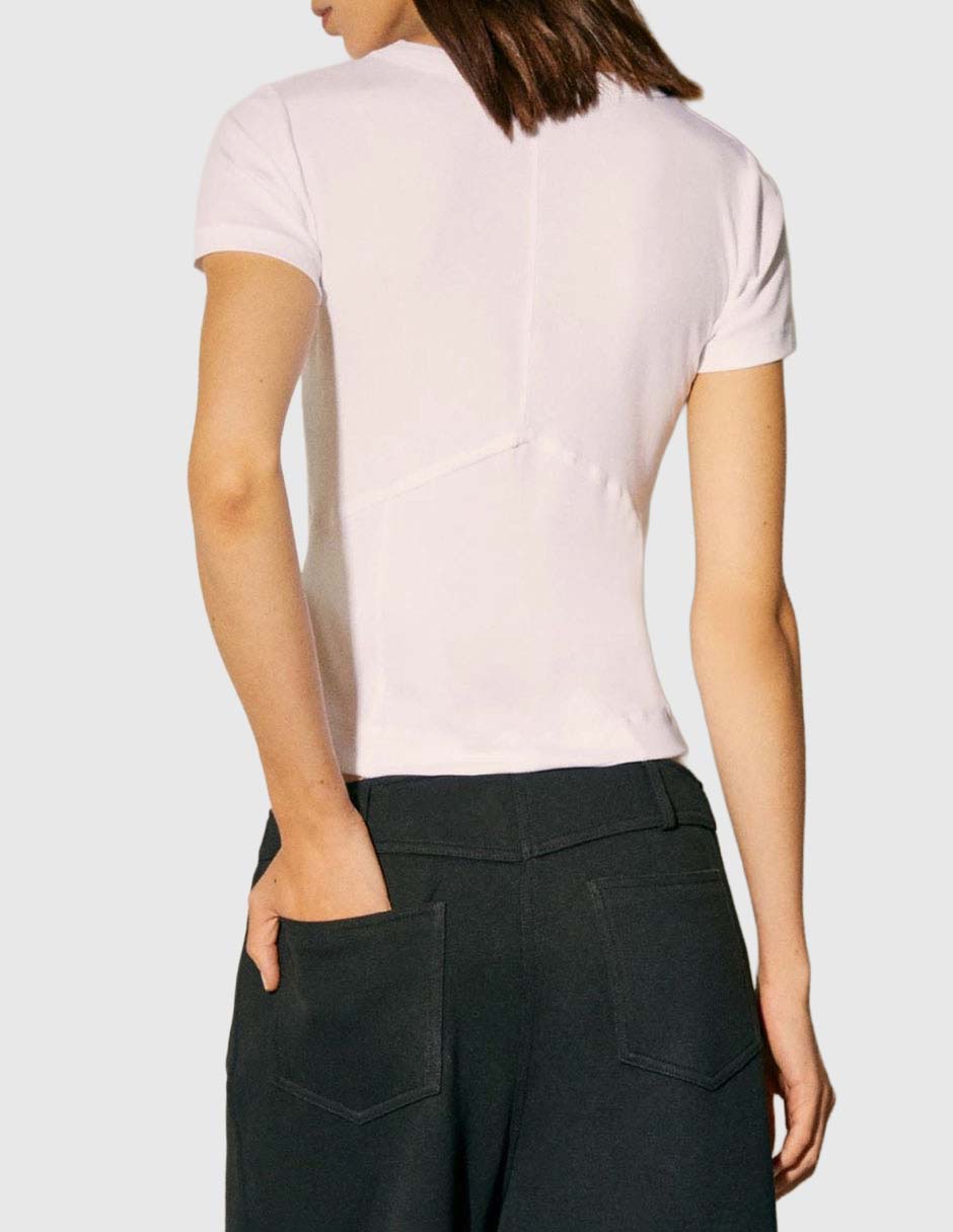 Playera Manga Corta Max& Cuello Redondo para mujer 3