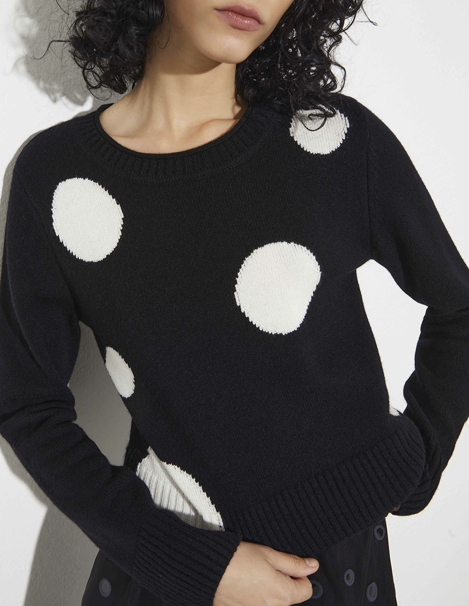 Suéter cuello redondo para mujer 1