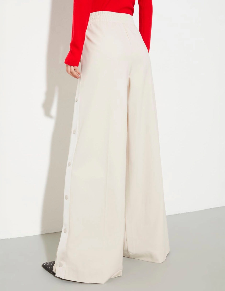 Pantalón acampanado amplio para mujer 2