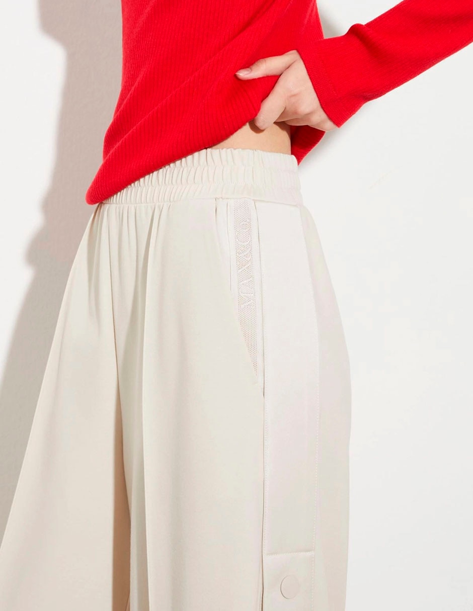 Pantalón acampanado amplio para mujer 4