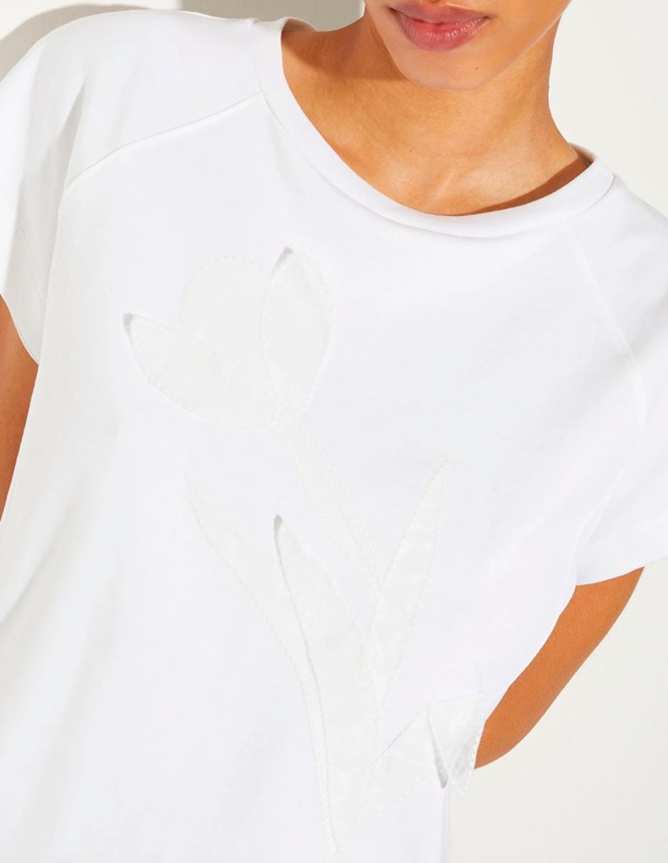 Playera manga corta Max&Co cuello redondo para mujer