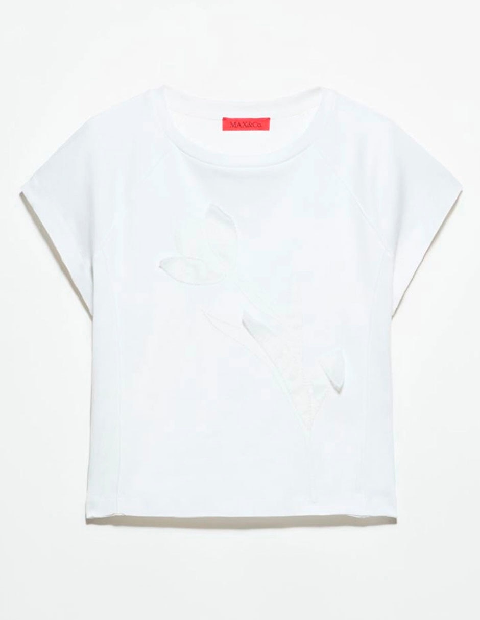 Playera manga corta Max&Co cuello redondo para mujer