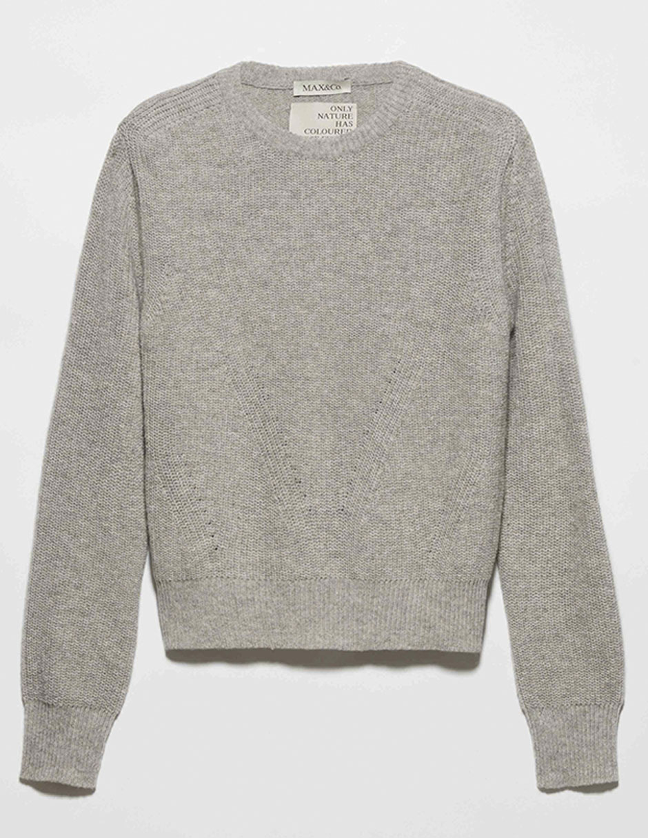 Suéter cuello redondo para mujer 6