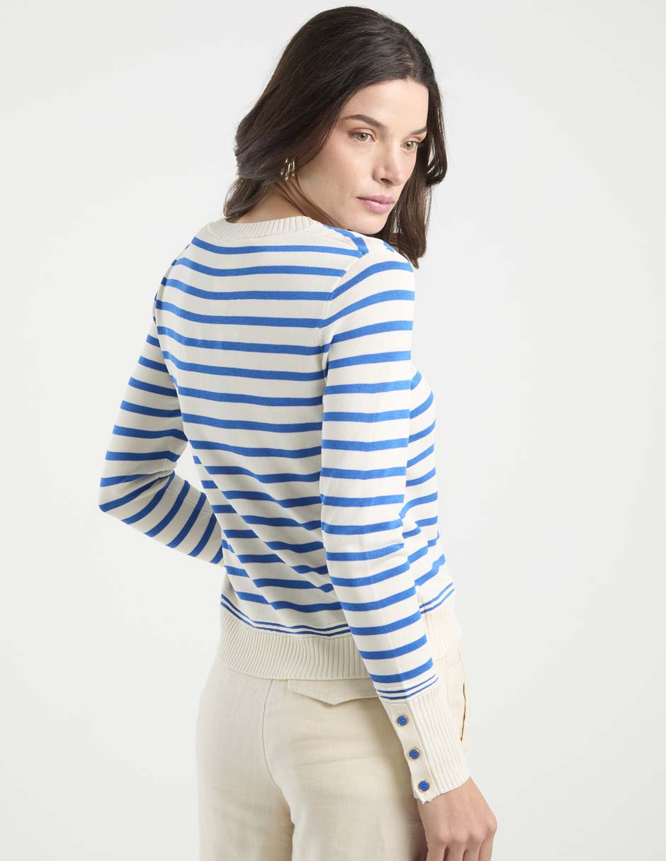 Suéter cuello redondo para mujer 6