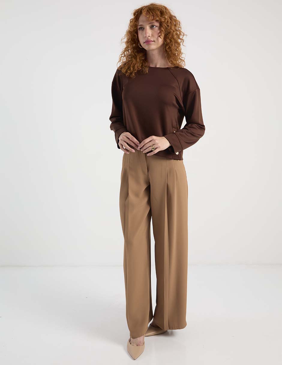 Blusa manga corta para mujer 8