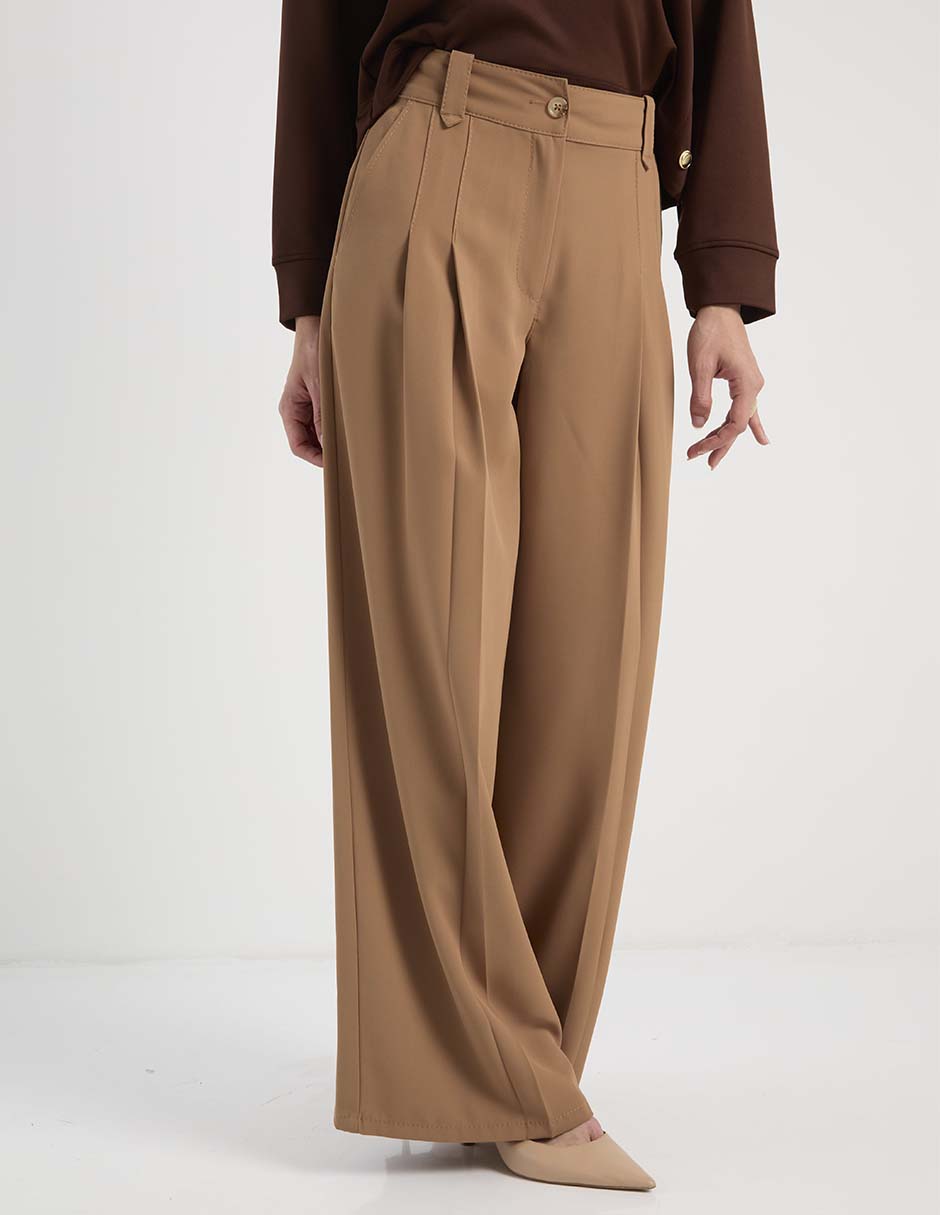 Pantalón relaxed amplio para mujer