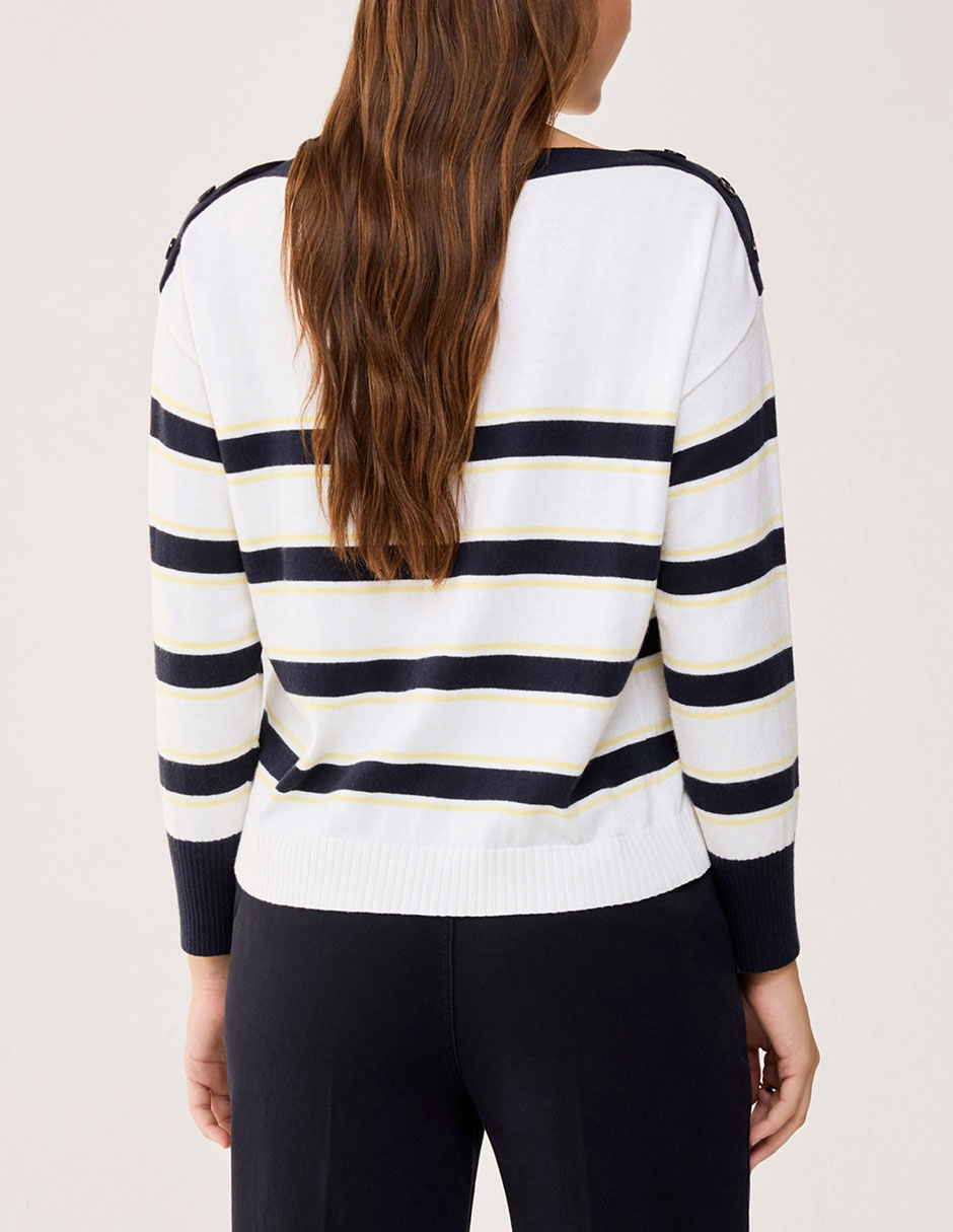 Suéter cuello redondo para mujer 4